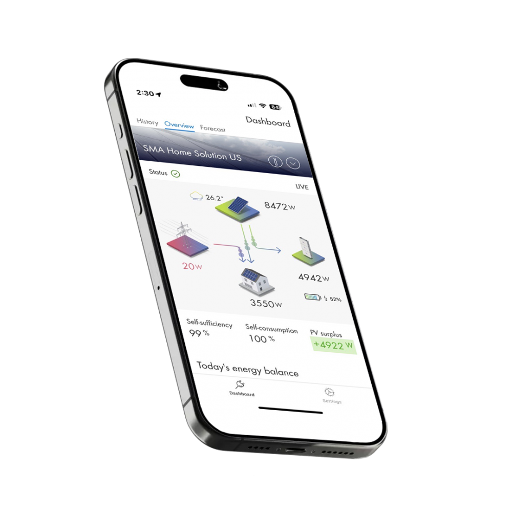 Modern Monitoring Energy App 1080x1080